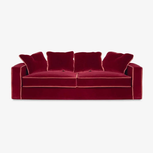 Raffaela 3 velvet_ red couture/burnt orange