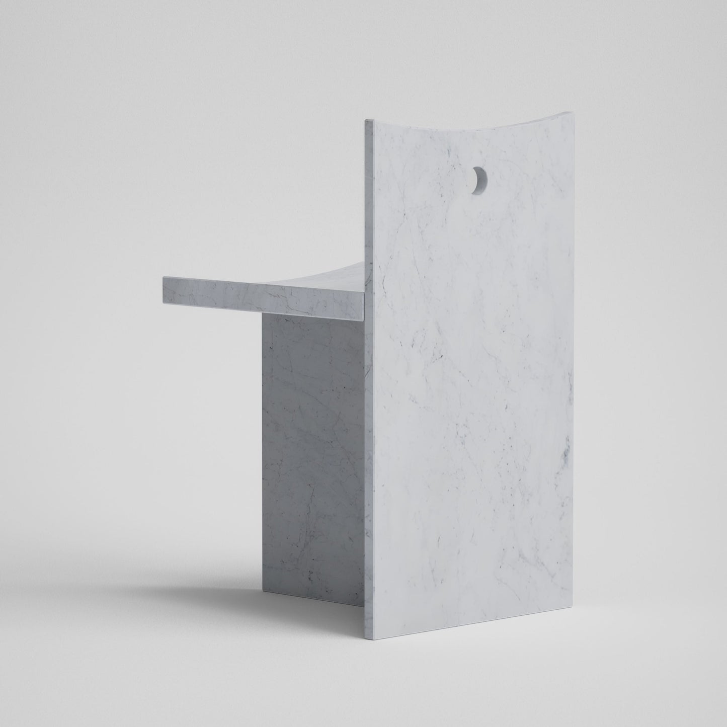 Thebes - marble chair