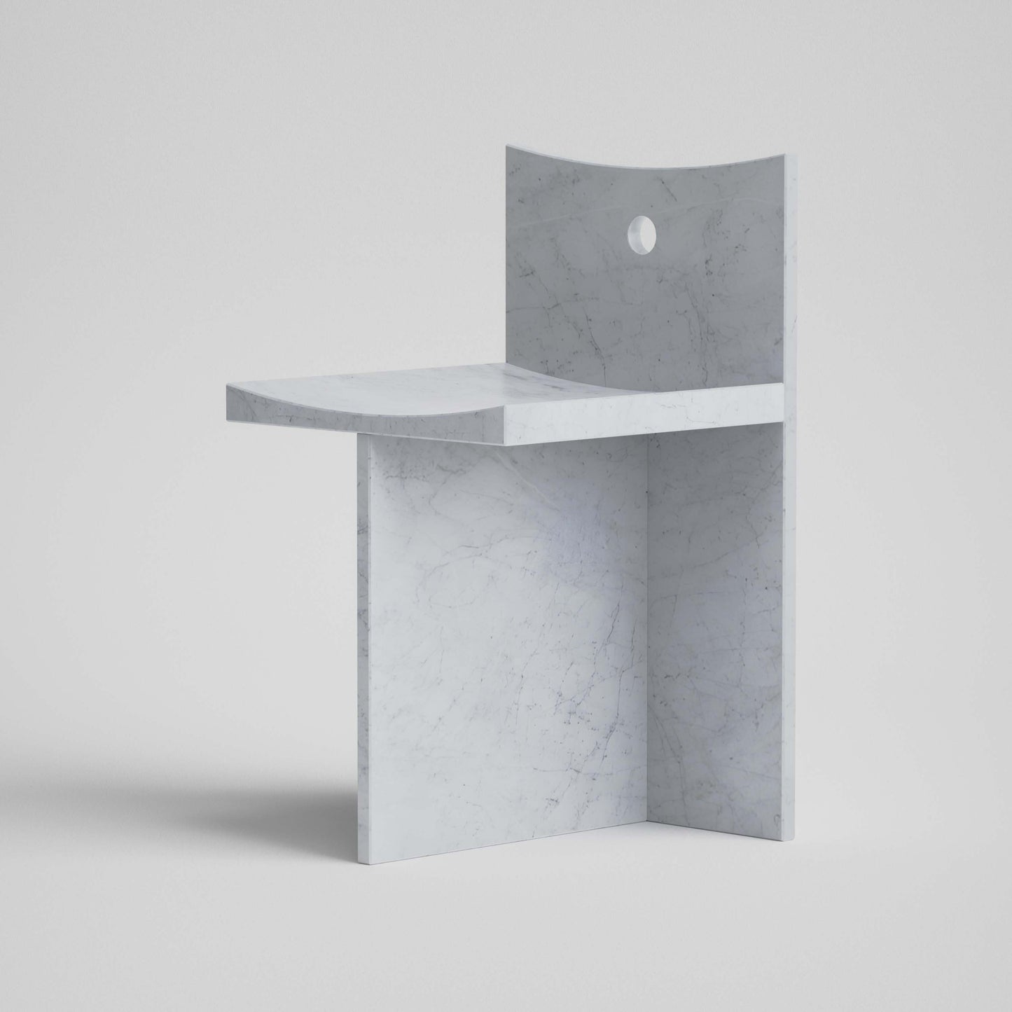 Thebes - marble chair
