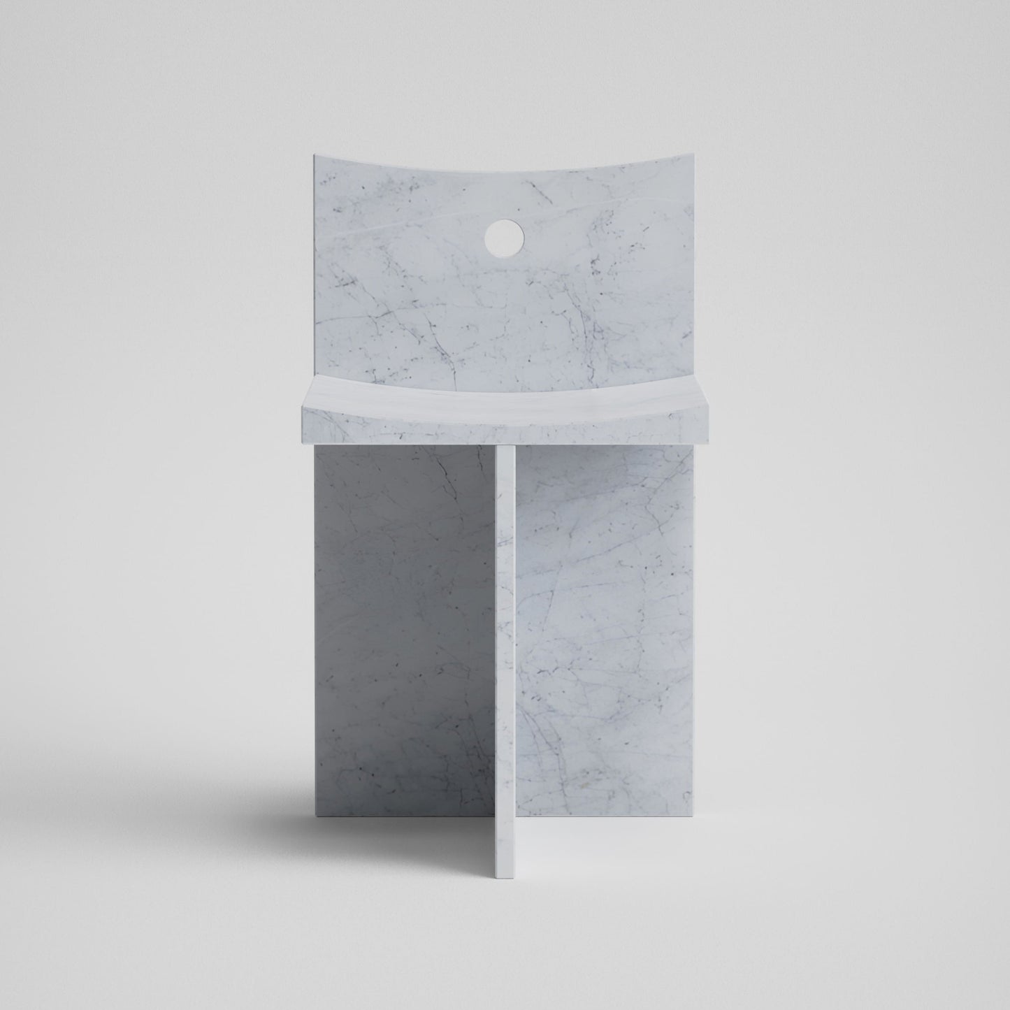 Thebes - marble chair