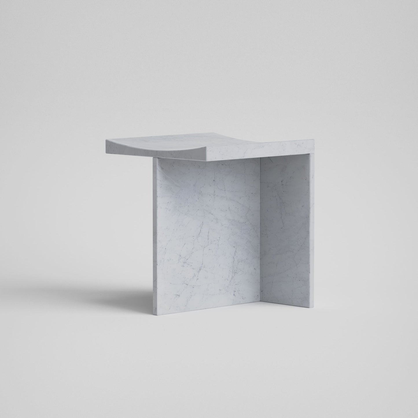 Thebes - marble stool