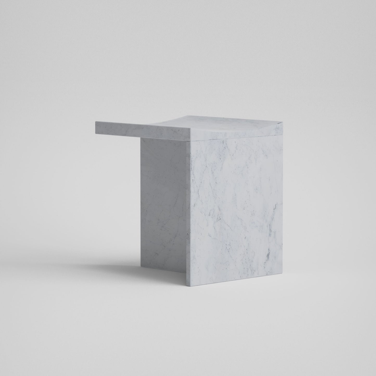 Thebes - marble stool