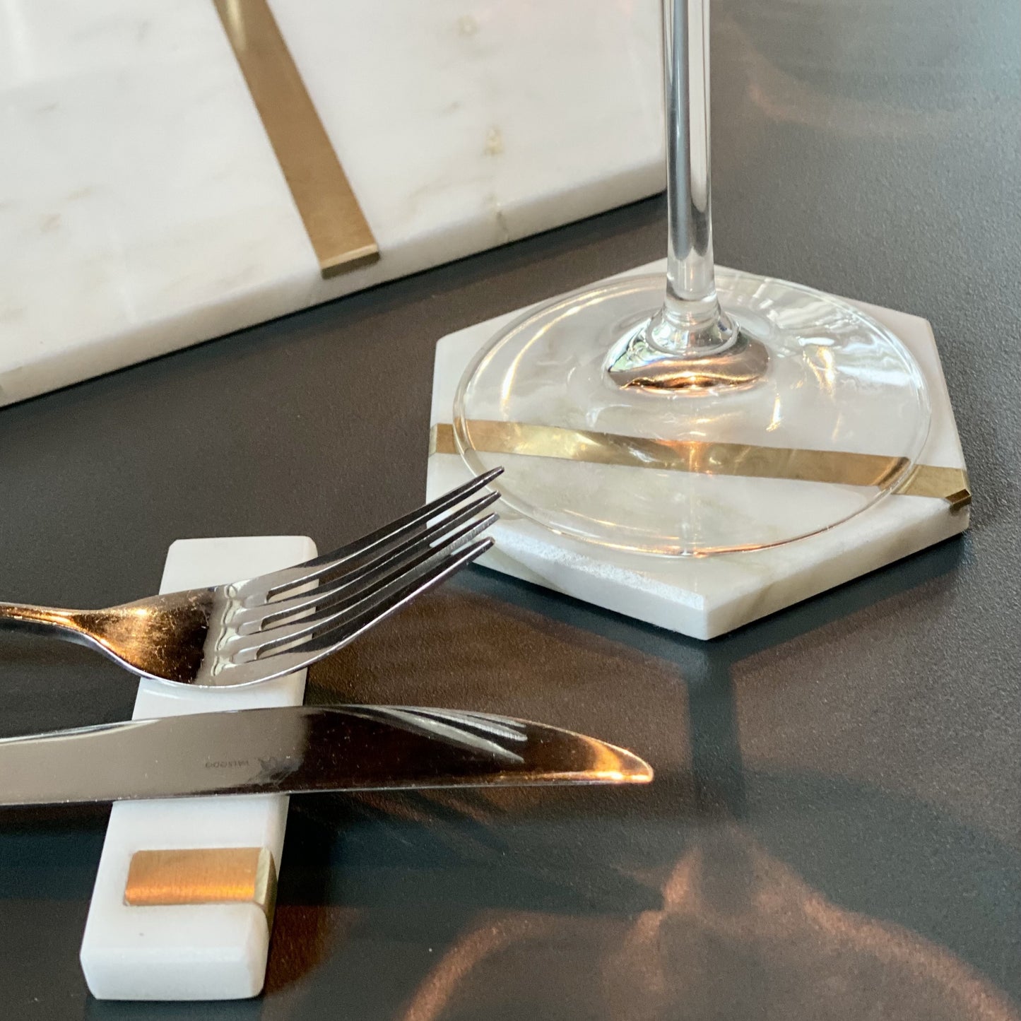 Brass Collection - cutlery holder