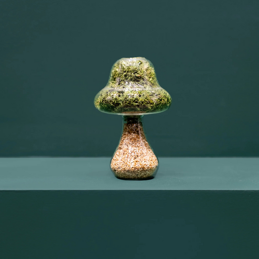 MOSS MUSHROOMS _ Tall natural stones