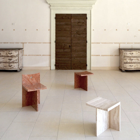 Thebes - marble stool